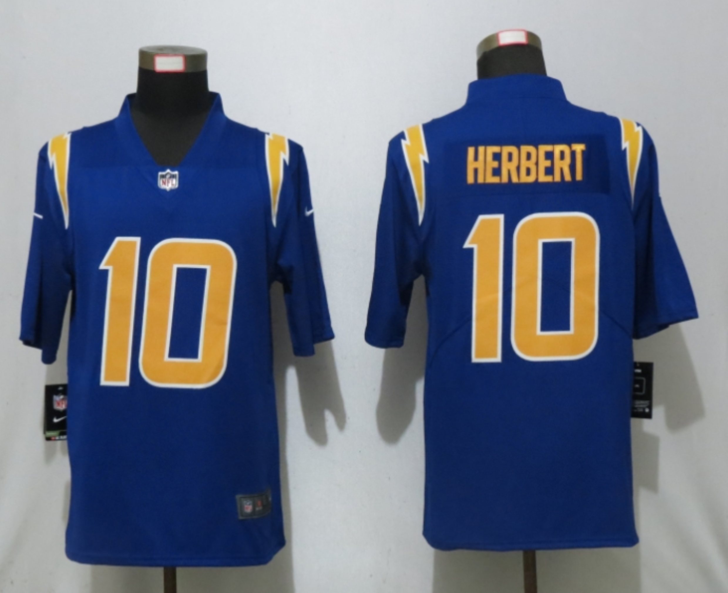 Men New Nike San Diego Chargers #10 Herbert oyal BlueLos Angeles 2nd Alternate Game Jersey